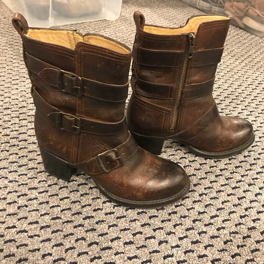 Frye booties.